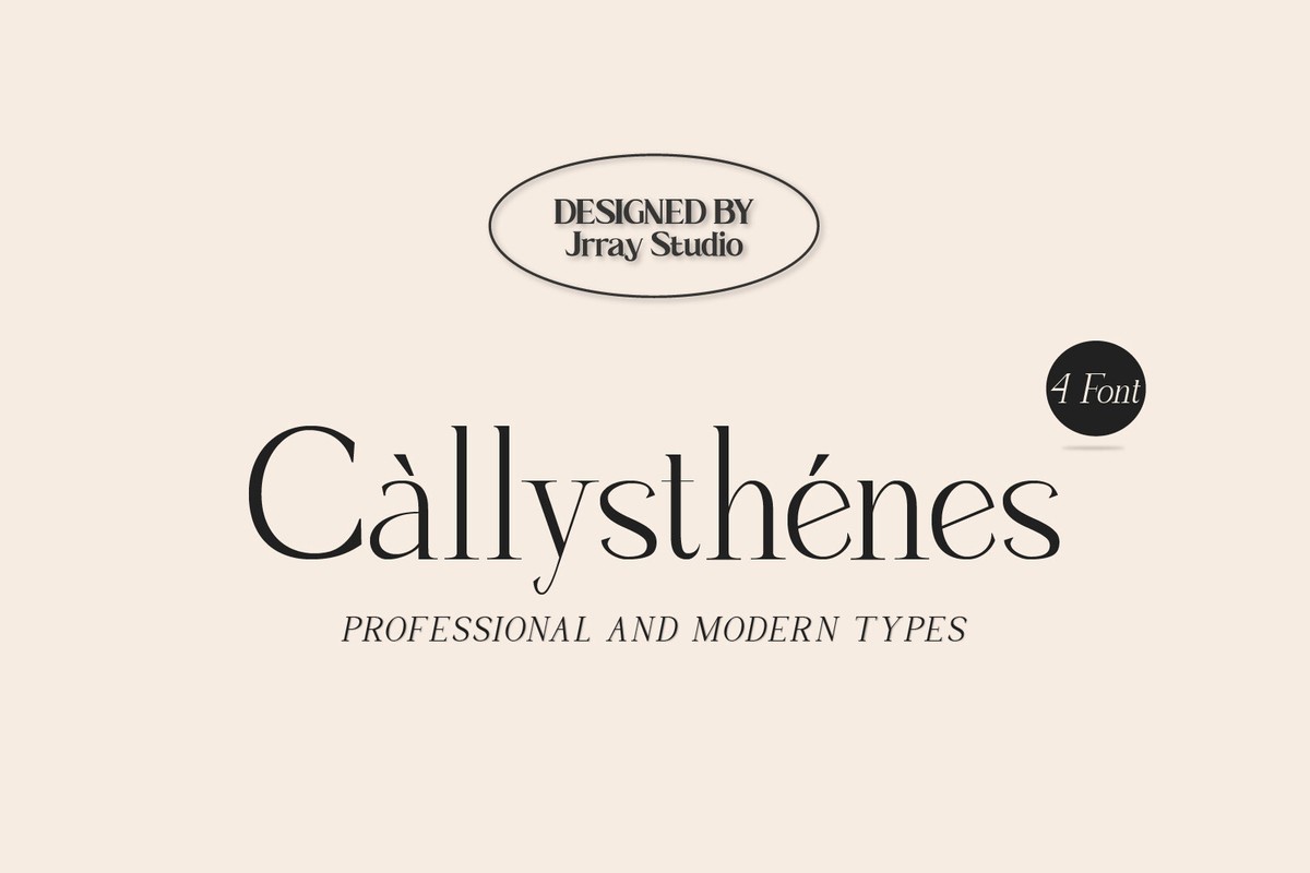Callysthenes Font preview