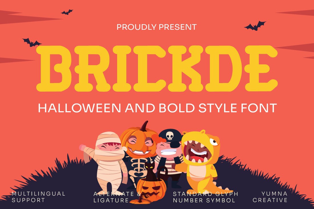 Brickde Font preview