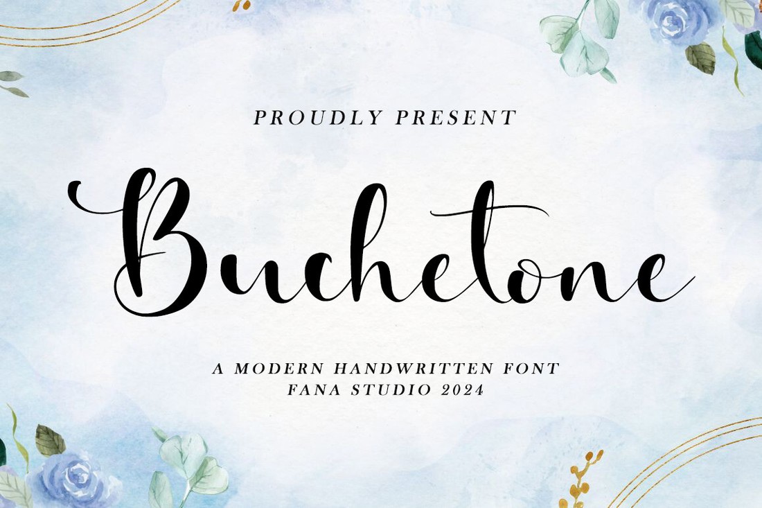 Buchetone Font preview