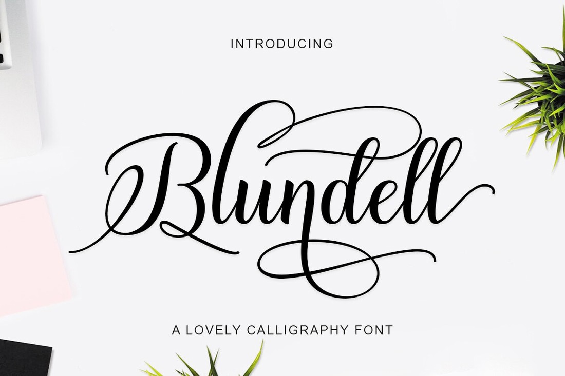 Blundell Regular Font preview