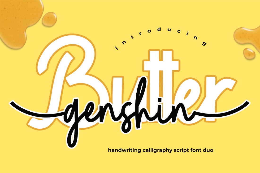 Butter Genshin Regular Font preview