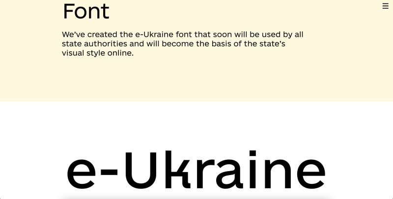 e-Ukraine Thin Font preview