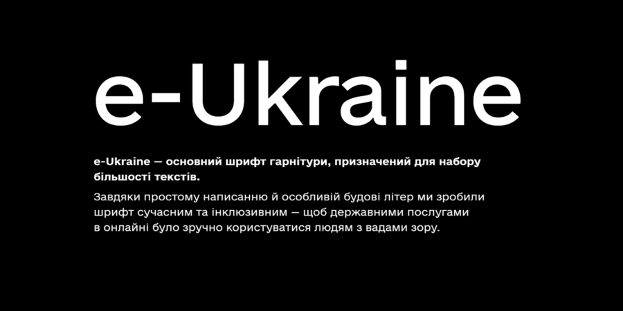 e-Ukraine Head Thin Font preview