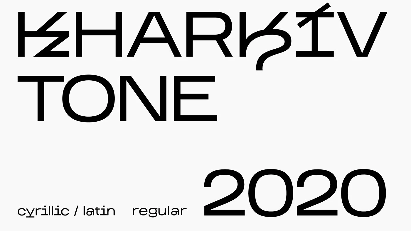 Kharkiv Tone Regular Font preview