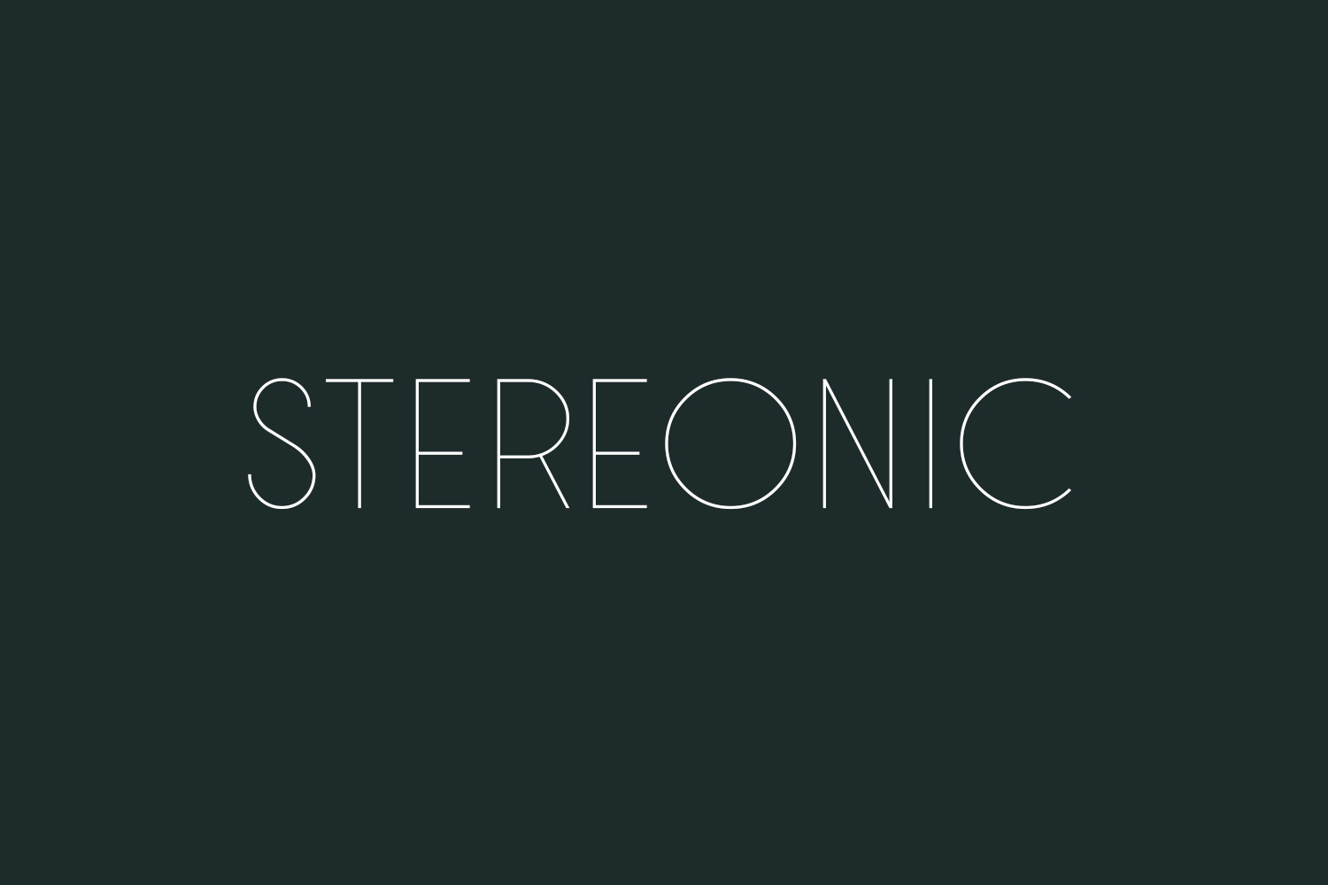 Stereonic Regular Font preview