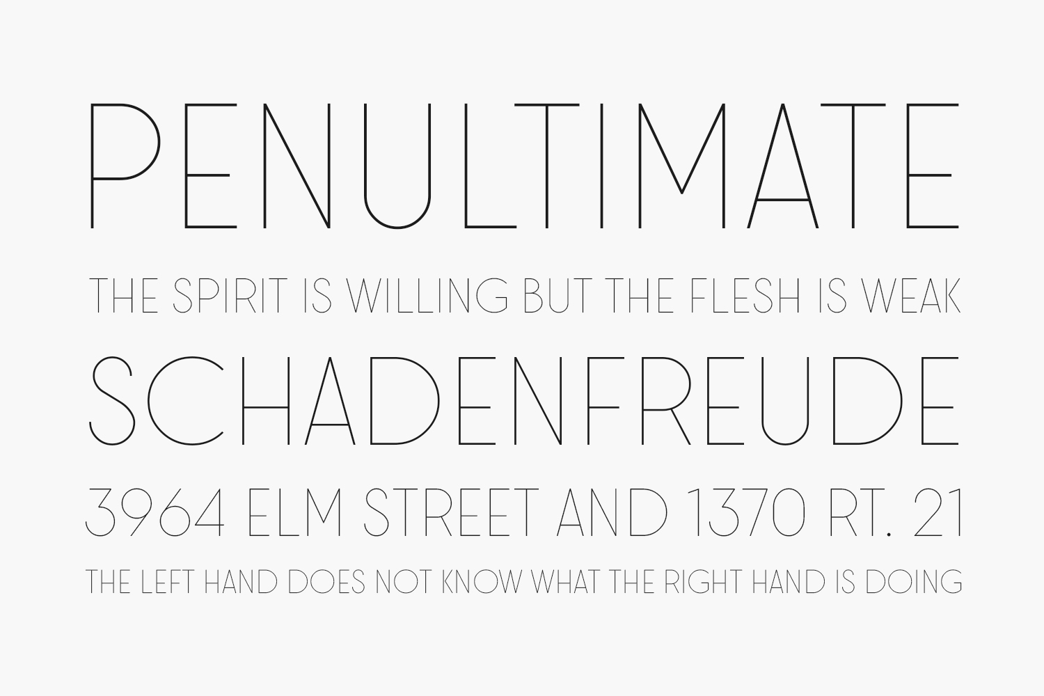 Stereonic Regular Font preview
