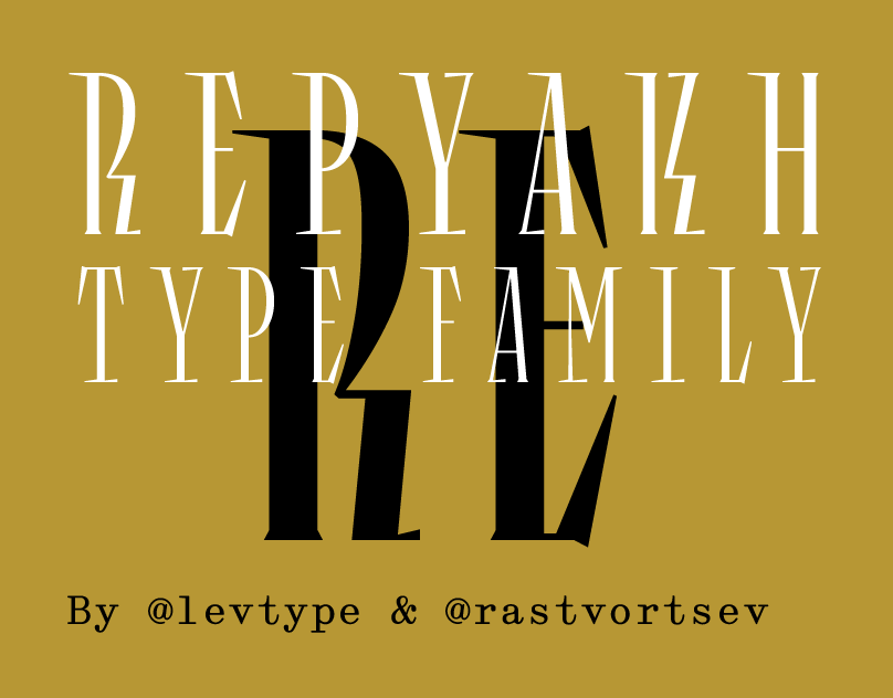 Repyakh Regular Font preview