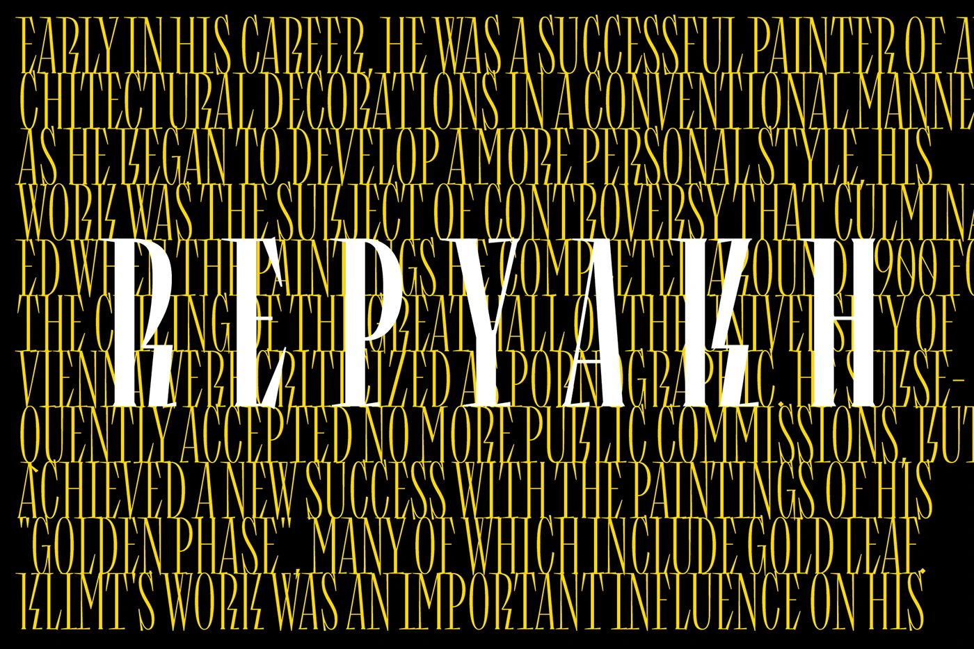 Repyakh Regular Font preview